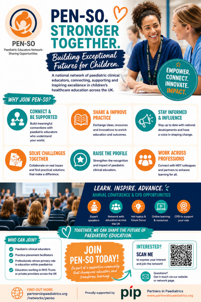 Join our Peadiatric Educators Network – Supporting Opportunties